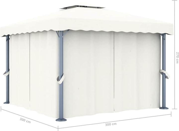 Produktbild vidaXL Gartenpavillon (300 cm, 300 cm)