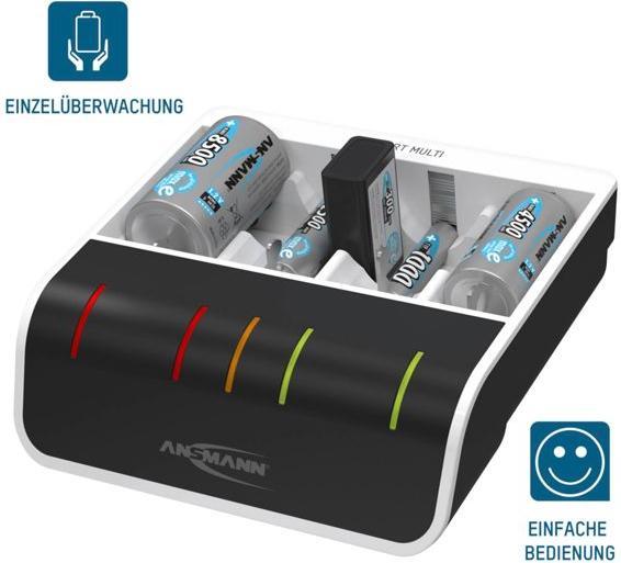 Actual product image Ansmann Comfort Multi Charger (4 pcs., C, D, AA, AAA, 800 mAh, Chargers without battery)