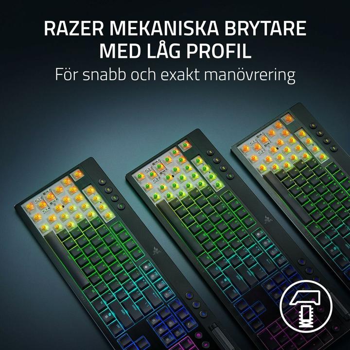 Image du produit Razer BlackWidow V4 Low-profile HyperSpeed (US, Sans fil)