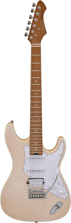 Immagine prodotto Aria Chitarra elettrica Pro II Hot Rod Collection 714-MK2 Fullerton Marble White (A-714-MK2 MBWH) (Chitarra elettrica, Finitura cromata, Piano in acero)