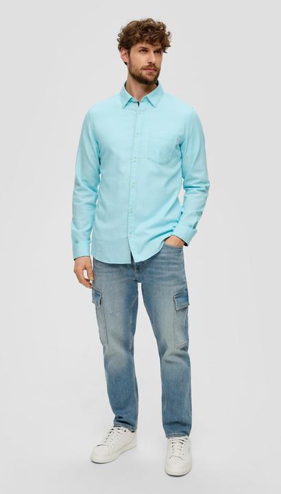 Produktbild s.Oliver Hemd Hemd im Slim Fit (XL)