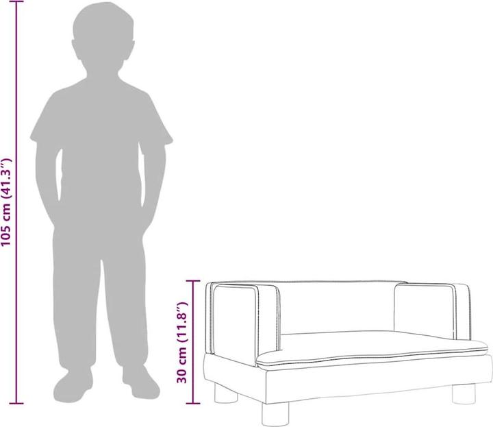 Produktbild vidaXL Shawn (Kindersofa)