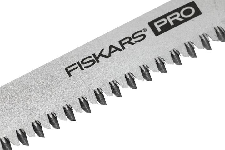 Actual product image Fiskars Pro Compact folding saw, Incl. 2 saw blades, Saw blade length: 15 cm, 13 TPI and 24 TPI, Schw