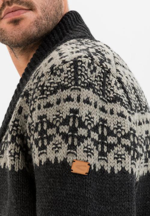Produktbild Camel Active Strickjacke aus einem angenehmen Wollmix (XL)