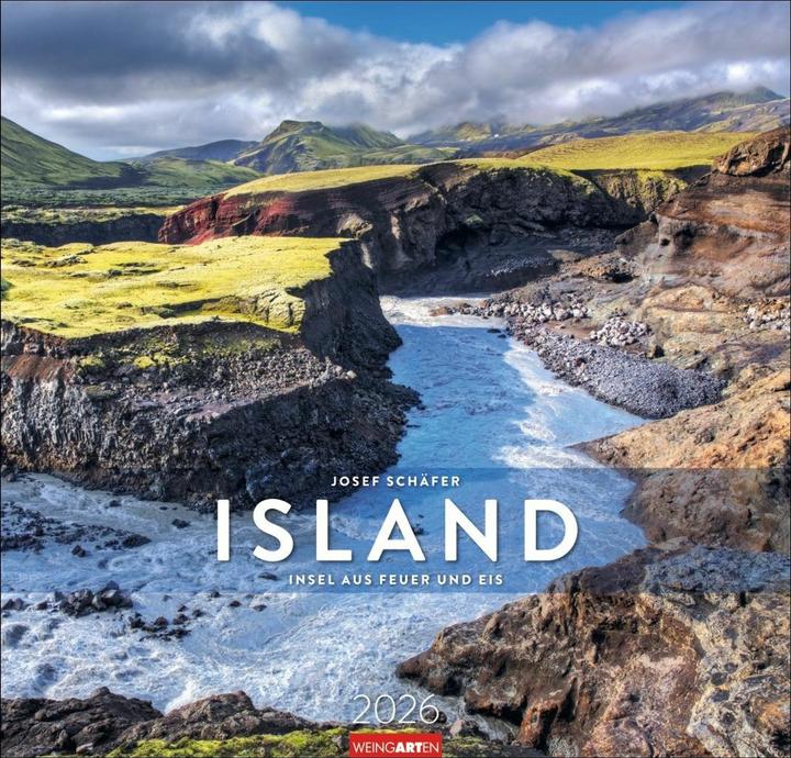 Immagine prodotto Island Kalender 2026 - Insel aus Feuer und Eis (48 x 46 cm)