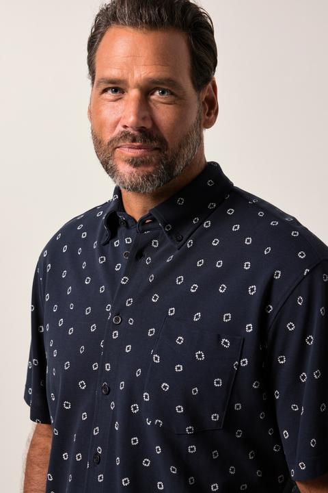 Produktbild JP1880 Piqué-Hemd, Halbarm, Buttondown-Kragen, Modern Fit (XXL)