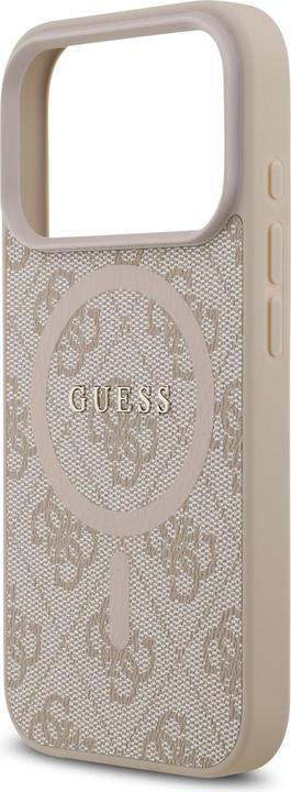 Actual product image Guess - 4G Ring Classic Logo MagSafe (GUHMP17LG4GFRP) - iPhone 17 Pro - Pink (Apple iPhone 17 Pro)