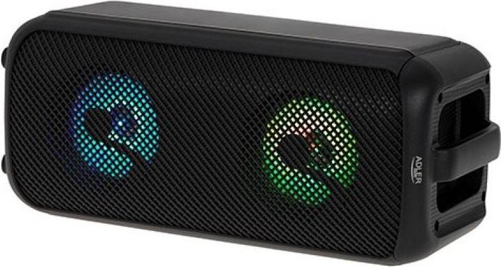 Immagine prodotto Adler Altoparlante con radio | AD 1903 | 2x5 W | Bluetooth | Nero | Portatile | Connessione wireless (8 h)