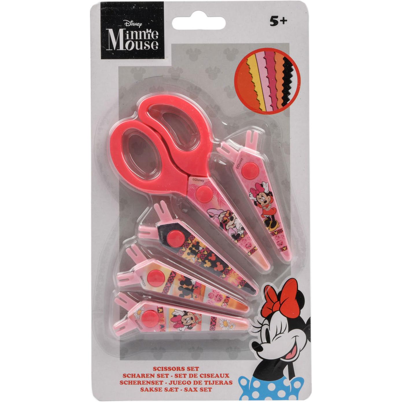 Canenco, Schere, Minnie Mouse Zackenschere mit 5 Zackenklingen (24 cm)