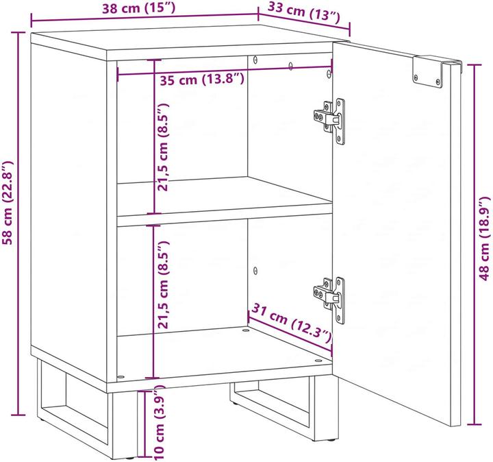 Produktbild vidaXL Badezimmer-Waschtisch