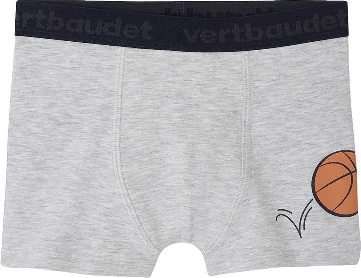 Immagine prodotto Vertbaudet 5er-Pack Jungen Boxershorts mit Bio-Baumwolle, Basketball (98, 104, Confezione da 5 pezzi)