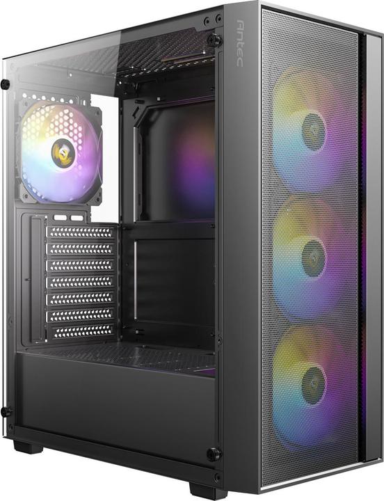 Antec Boitier Moyen Tour Atx Ax65 RGB Avec Panneau Vitré (Noir) (mATX, ITX, ATX)