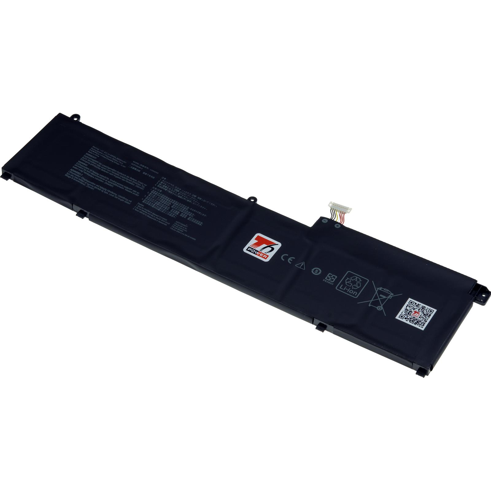 T6 Power Baterie pro Asus ZenBook Pro UX535L, UX535Q, UX564E, 8680mAh, 99Wh, 6cell, Li-pol, Batteria per notebook