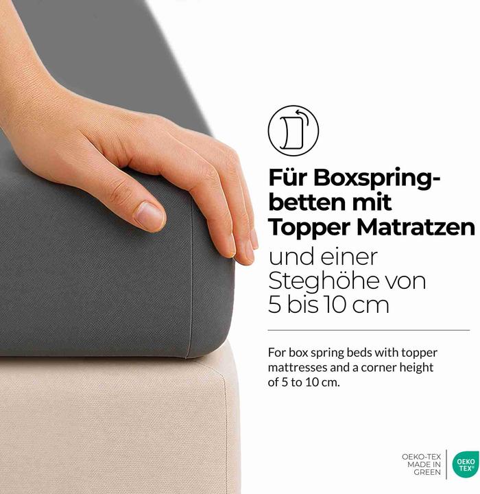 Produktbild Etérea Comfort Jersey Topper (100 x 200 cm, 90 x 200 cm)