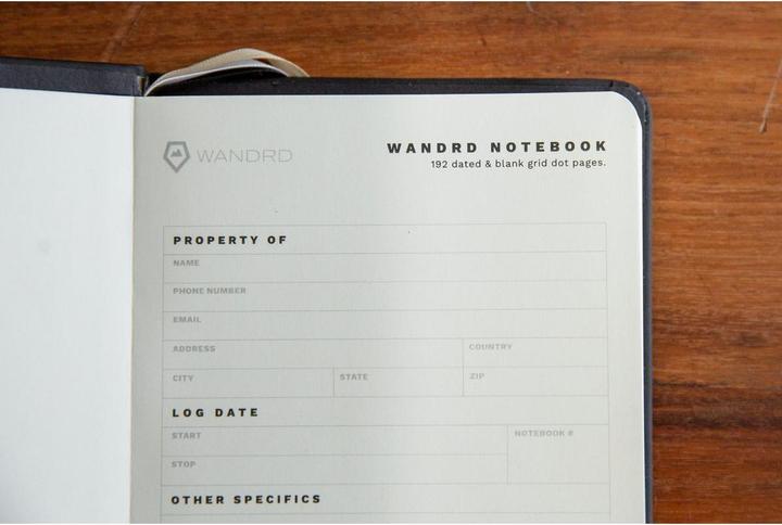 Produktbild Wandrd NOTEBOOK Yellow (Gepunktet, Weicher Einband)