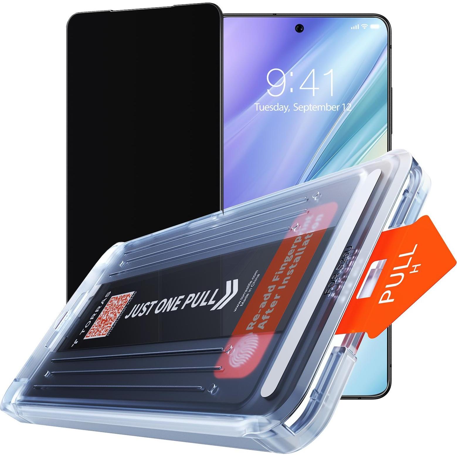 Torras - GlassGo Install Master Privacy - Samsung Galaxy S26 Ultra - Black (1 pz., Samsung Galaxy S26 Ultra), Pellicola protettiva smartphone, Nero