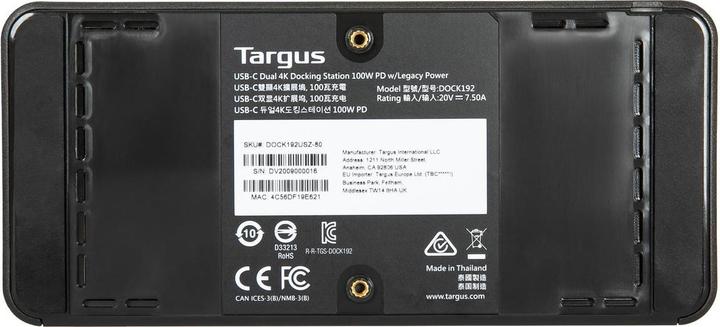 Produktbild Targus DOCK182EUZ (USB-C, 11 Ports)