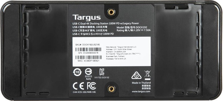 Produktbild Targus DOCK182EUZ (USB-C, 11 Ports)