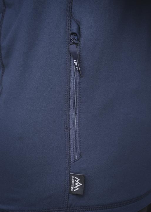 Actual product image Heat Experience HeatX Heated Anyday Ziphood Womens XL Navy/Blue (XL)