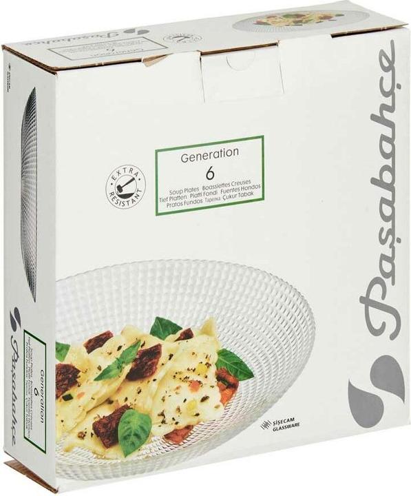 Immagine prodotto Pasabahce Geschirr-Set Generation Durchsichtig Glas 23 x 7 x 23 cm (4 Stück) (4 pz.)