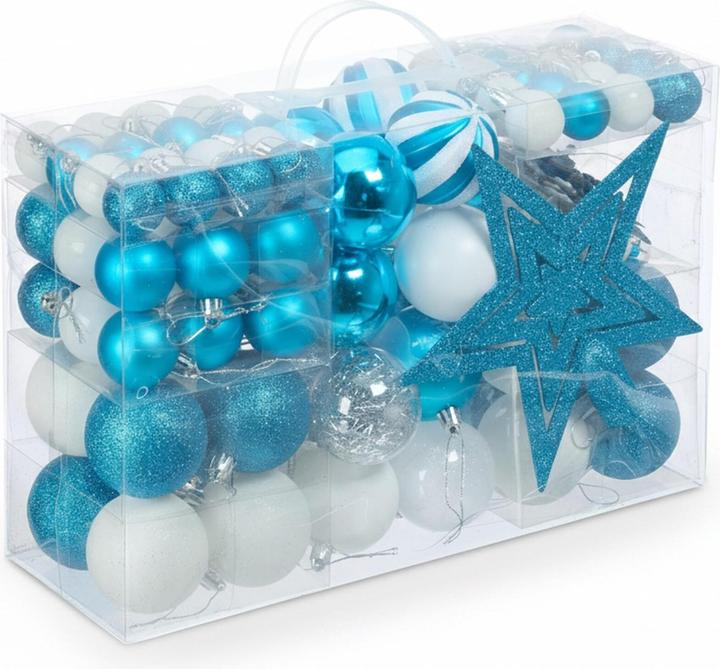 Actual product image Relaxdays Christmas baubles set (101x)