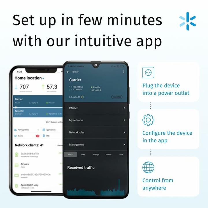 Produktbild Keenetic Buddy 4 KN-3211-01-EU N300 Mesh Wi-Fi 4 Extender