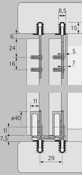 Immagine prodotto Hettich Ferramenta per porte scorre- voli Slide