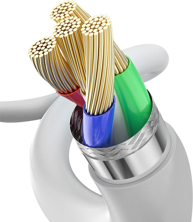 Produktbild LinQ USB-C Kabel 5A, 3m lang (3 m, USB 3.0)