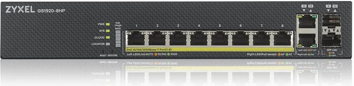Actual product image Zyxel Nebula GS1920-8HPv2 (10 Ports)