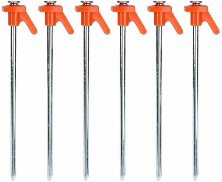 Actual product image Redcliffs Iron tent pegs, 6 pieces, 21 cm