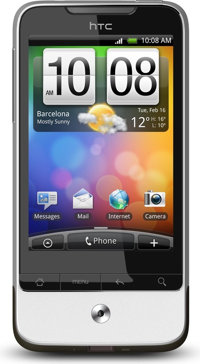 Actual product image HTC Legend - Aluminium - Multilingual (384 GB, 3.20", 5 Mpx, 3G)