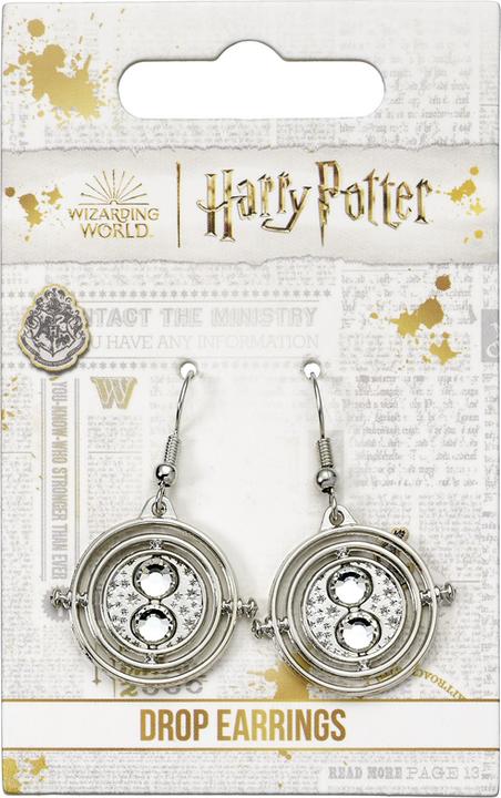 Immagine prodotto Carat Orecchini a goccia Time Turner in tono argento di Harry Potter (Lega di zinco)