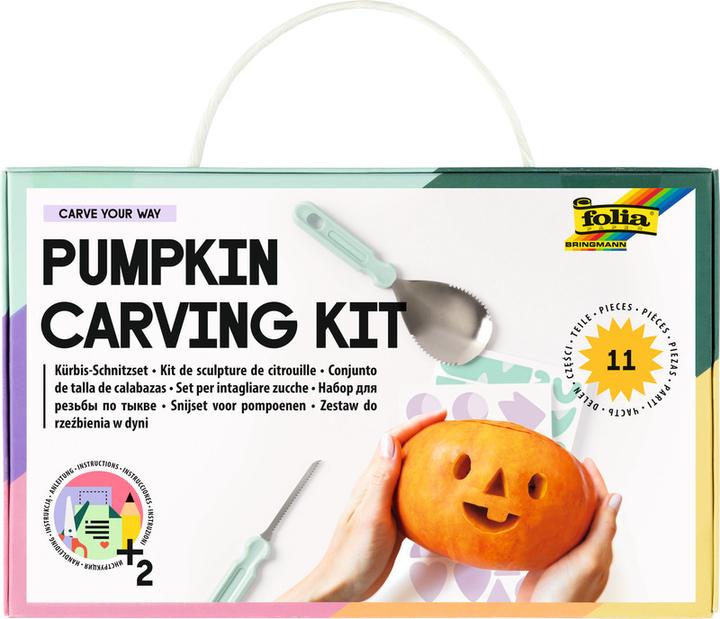 Actual product image Folia Pumpkin carving set