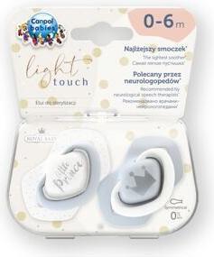 Actual product image Canpol Royal Baby Light Touch (2x, 0 - 6 Months)