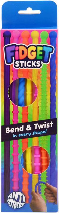 Actual product image Johntoy 6 Twister-Worms-Fidget in Geschenkbox