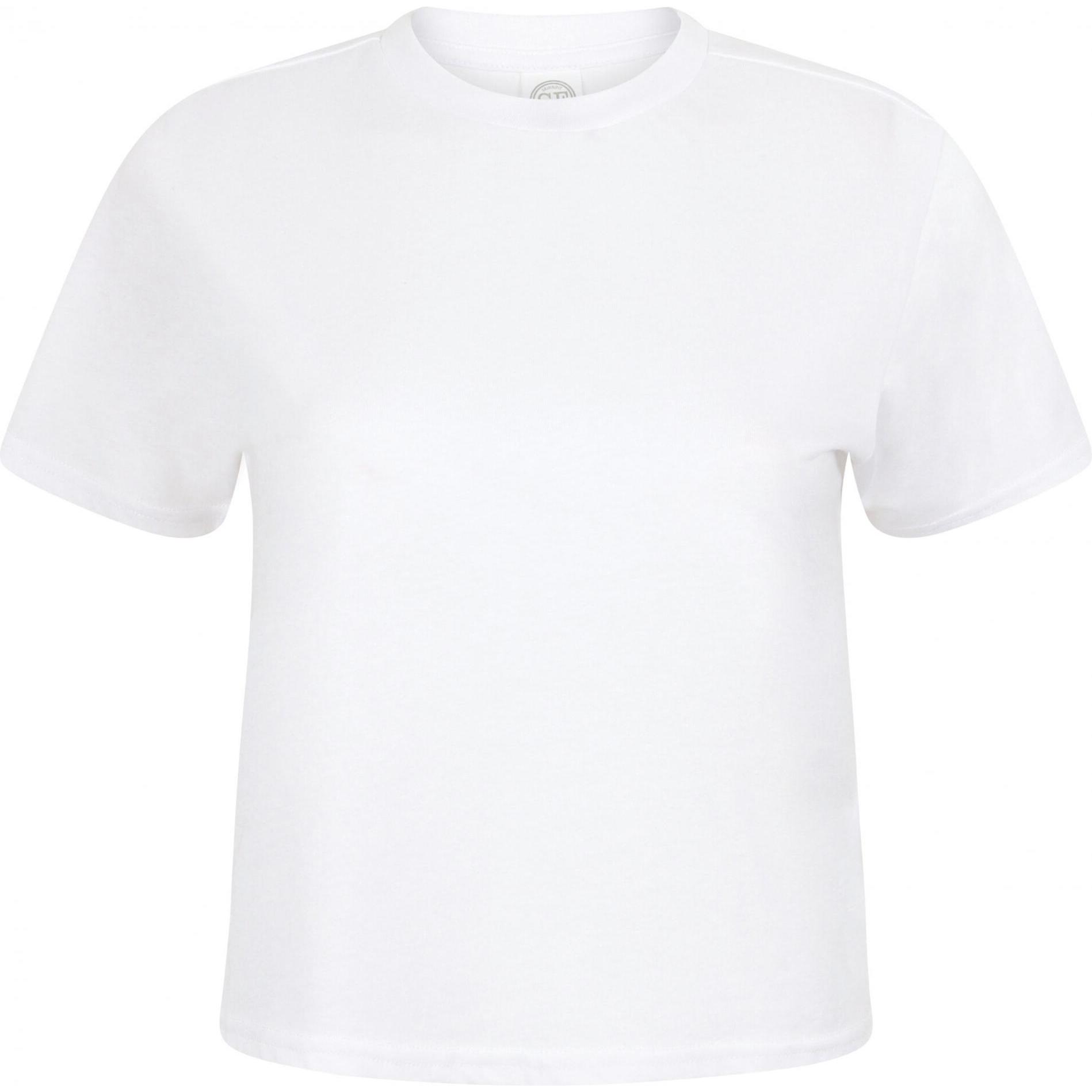 Thumbnail - Skinni Fit, Damen, Shirt, T-Shirt court quadratischer Schnitt Frau, Weiss, (XS)