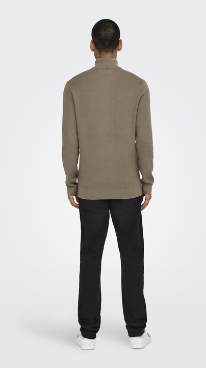 Image du produit Only & Sons Coupe normale Haut fermé Pull-over Pull en maille (S)