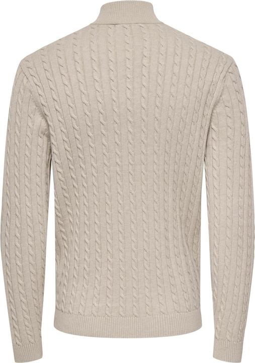 Produktbild Only & Sons Onsloui Reg 12 Cabel Half Zip Knit Noos (L)