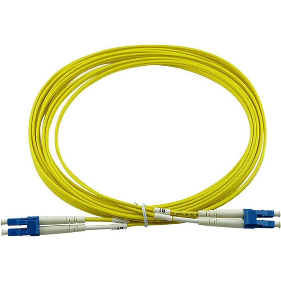 BlueOptics CAB-SMF-LC-LC-15 kompatibles LC-LC Singlemode Patchkabel 15 Meter, Transceiver, Gelb