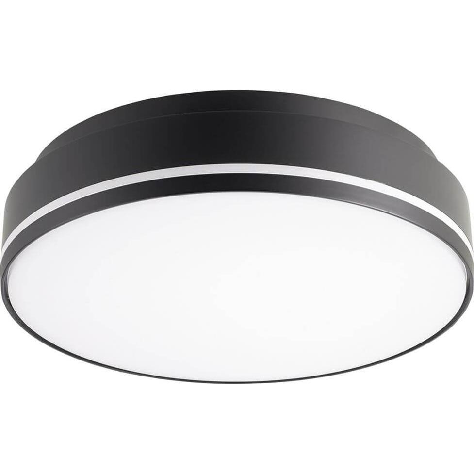 Sigor, Applique + Plafoniera, Lampada a LED da superficie Split 270mm nero Plafoniera 18/24W 3000/4000K IP54 110° 2000/2500lm (2500 lm)