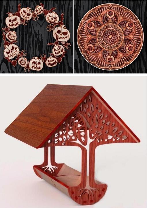 Produktbild Creality Rosenholz Platten 300 x 300 x 3/5 mm (Ersatzteile)