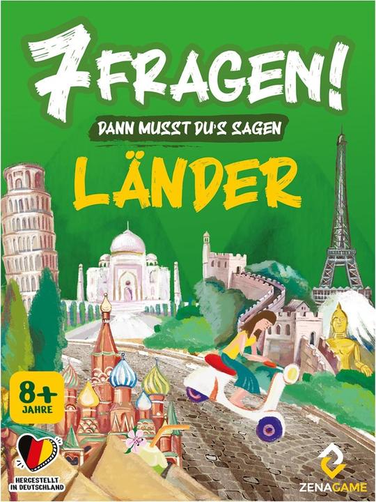 Actual product image Zenagame 7 questions! Countries (German, 2 - 6 Players)