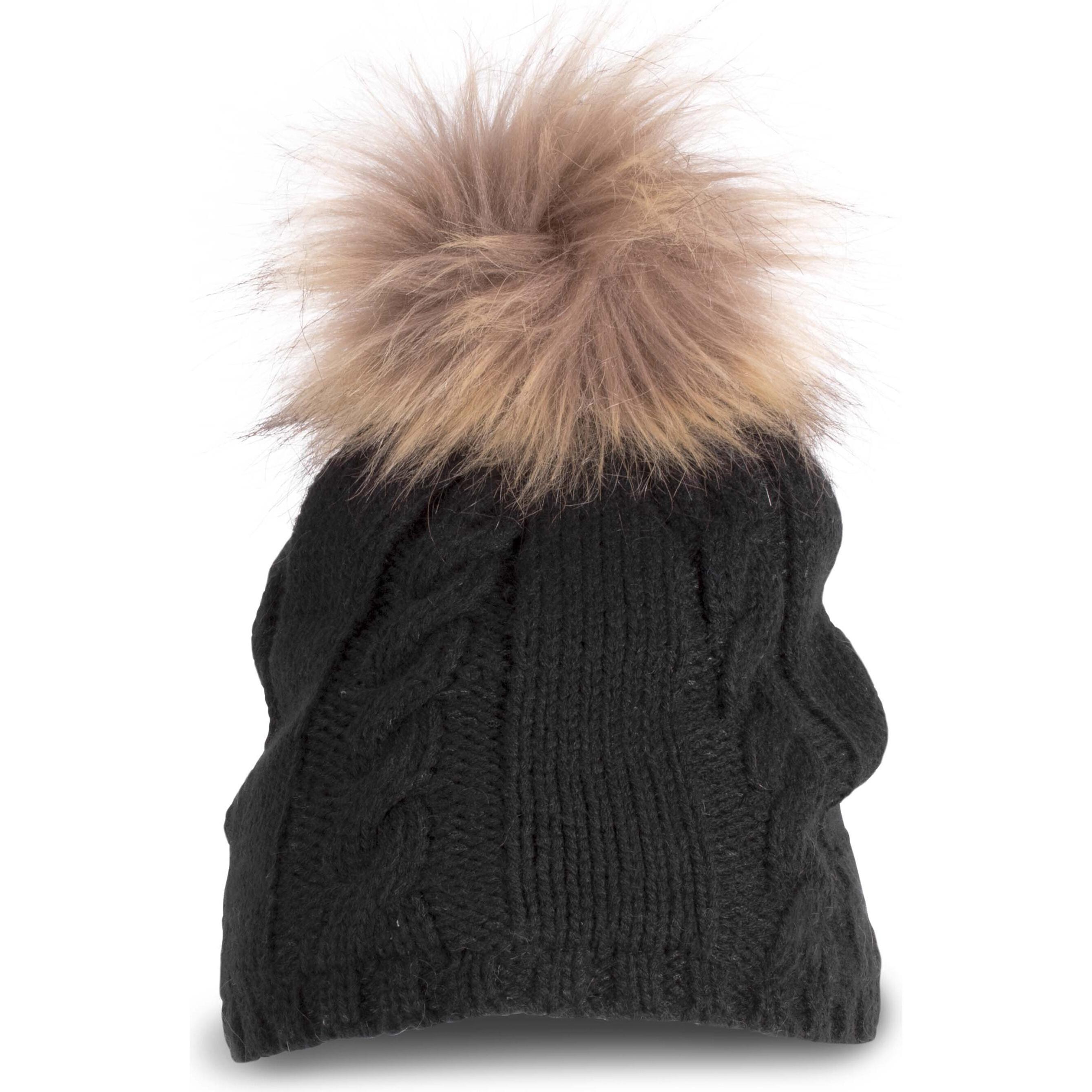K-up, Mütze, à Pompom, Schwarz