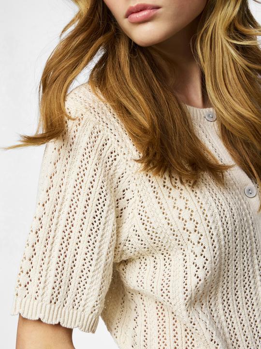 Produktbild Pieces Pcnuka Ss O-Neck Knit Cardigan Noos Bc (L)