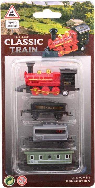 Actual product image Johntoy Die casting pullback locomotive
