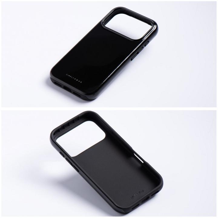 Produktbild Roar Back panel cover case RAINBOW BUMPER compatible with MagSafe for IPHONE 17 black (Apple iPhone 17)
