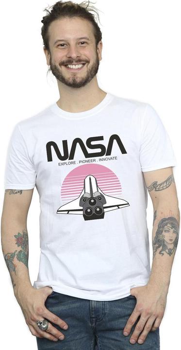 Actual product image Nasa Mens Space Shuttle Sunset T-Shirt (S)