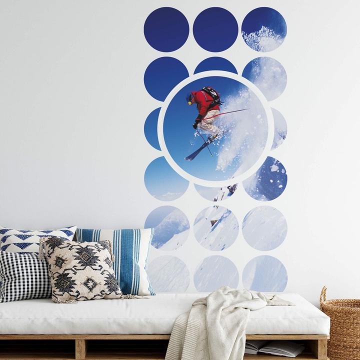 Actual product image Trenddeko Ski Jump Pattern (30 x 30 cm)