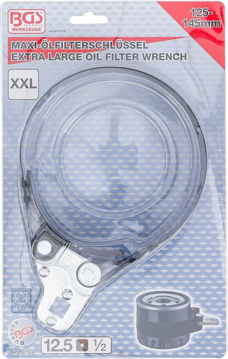Actual product image BGS Oil Filter Strap Wrench XL Ø 125 - 145 mm