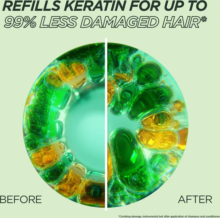 Actual product image Garnier Fructis Goodbye Damage Keratin Hair Bomb - Hair Mask 320ml (320 ml)